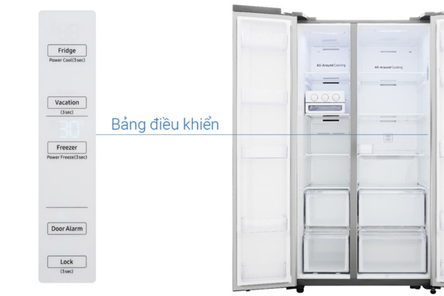 Tủ Lạnh Samsung RS62R5001M9/SV 655 lít