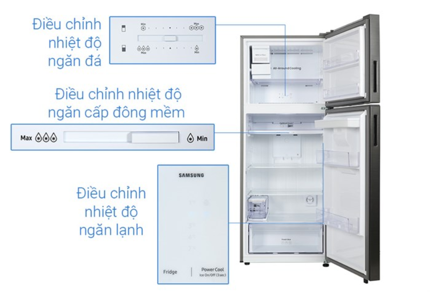Tủ lạnh Samsung RT42CG6584B1SV 406 lít