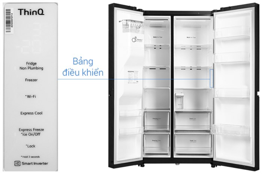 Tủ lạnh LG GR-D257WB Side By Side 635 lít