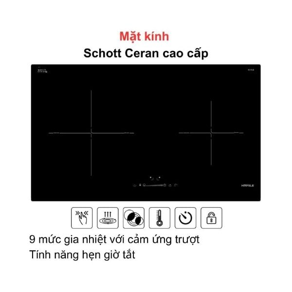 Bếp từ 3 vùng nấu Hafele HC-I6030B 536.61.831