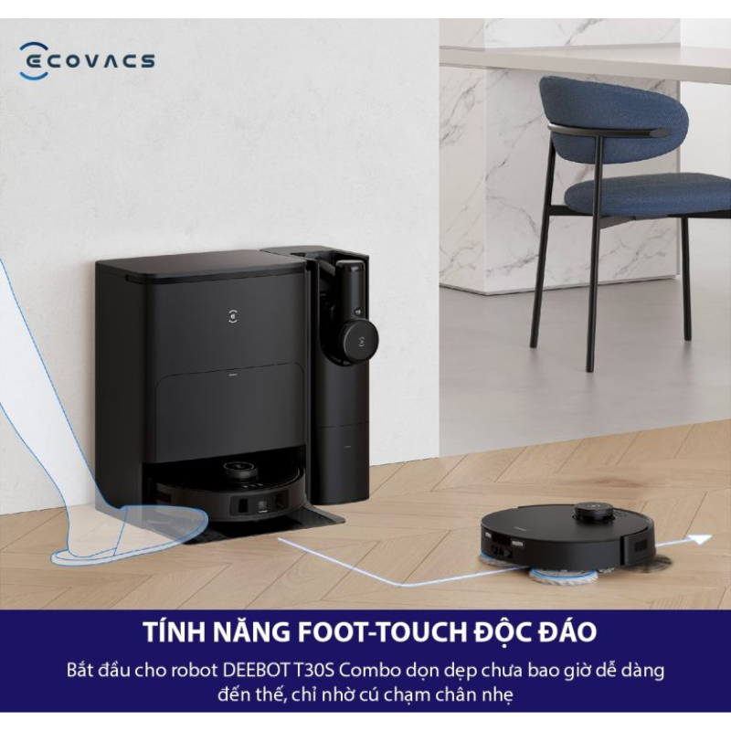 Robot hút bụi Ecovacs T30S COMBO