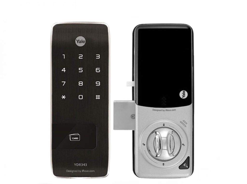 Khóa điện tử Yale YDR343 với thiết kế sang trọng, hiện đại