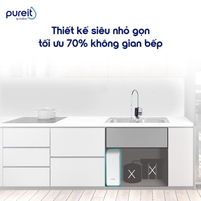 Máy lọc nước Pureit Delica UR5840 âm tủ bếp