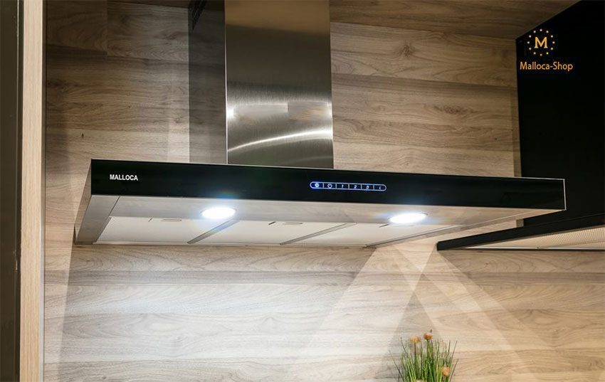 Máy hút khói khử mùi áp tường MIN F-205 điều khiển cảm ứng dễ dàng sử dụng