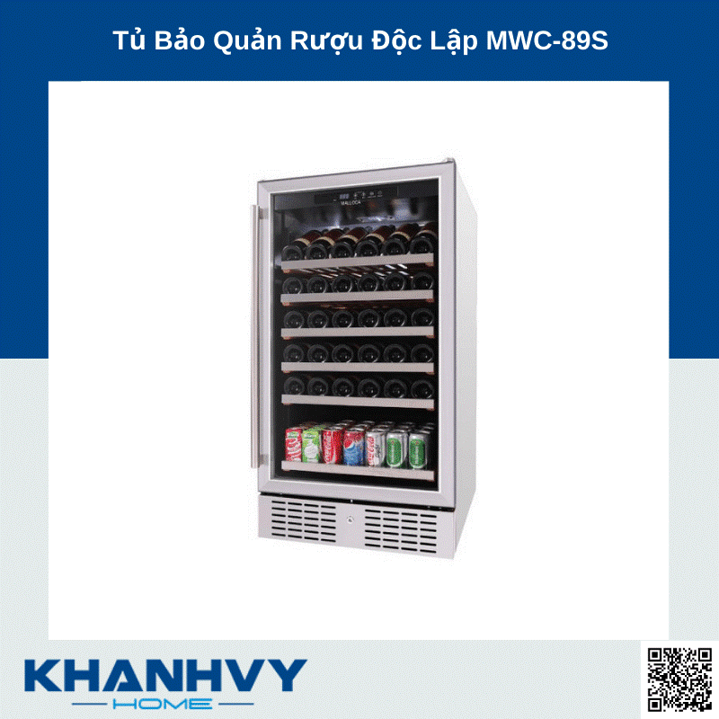 Sản phẩm Tủ Bảo Quản Rượu Độc Lập MWC-89S