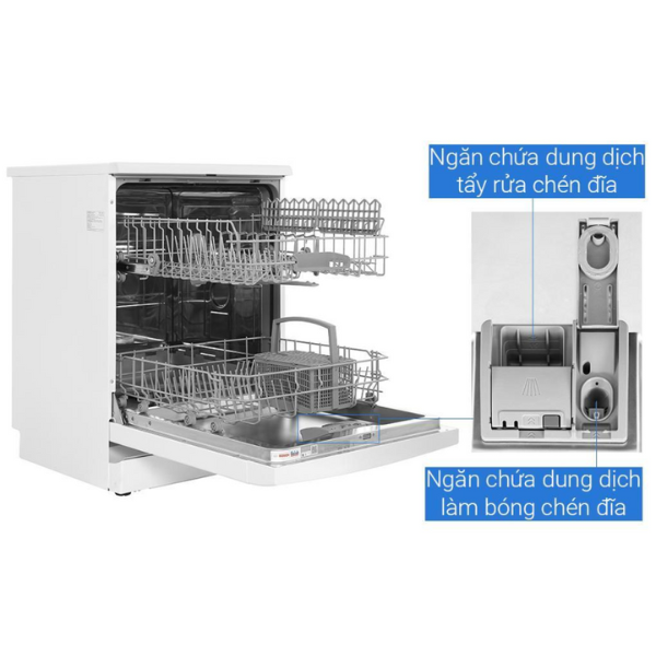 Máy rửa chén Bosch SMS2ITW04E - Serie 2, độc lập