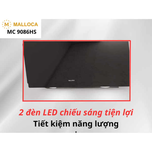 Máy hút khói khử mùi áp tường Malloca MC 9086HS