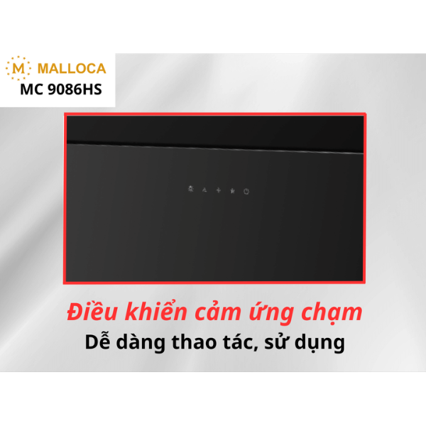 Máy hút khói khử mùi áp tường Malloca MC 9086HS