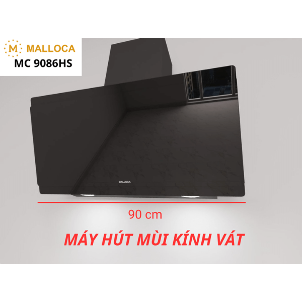 Máy hút khói khử mùi áp tường Malloca MC 9086HS