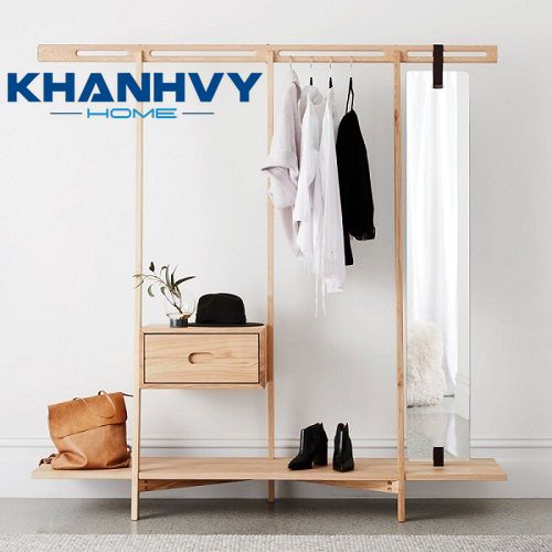 Ứng dụng kệ mắc quần áo di động