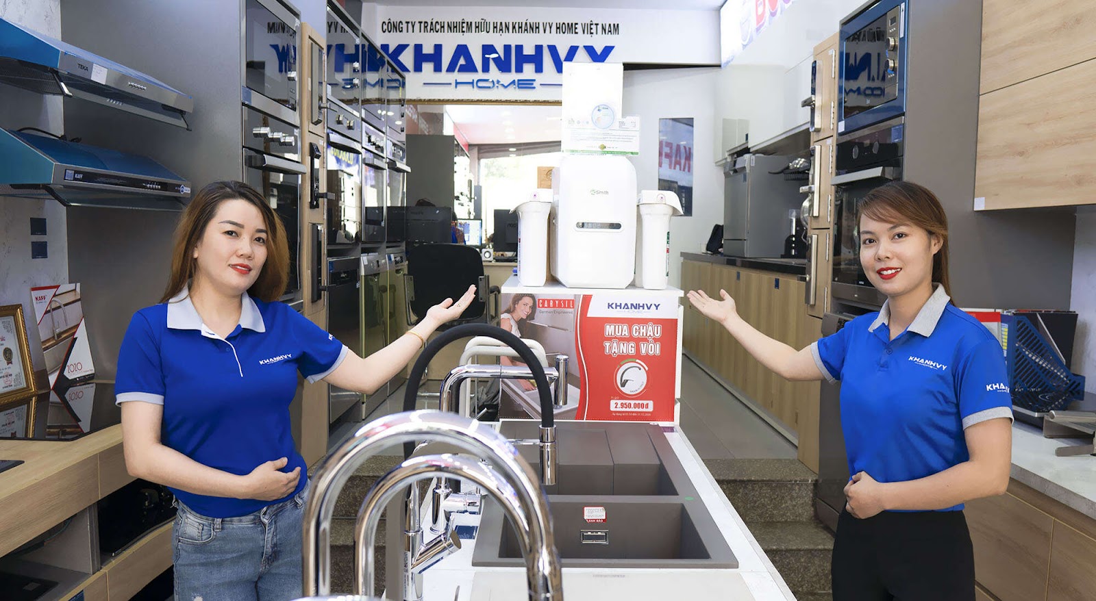 Khánh Vy Home cung cấp những sản phẩm vòi rửa chén inox chính hãng chất lượng tốt nhất thị trường