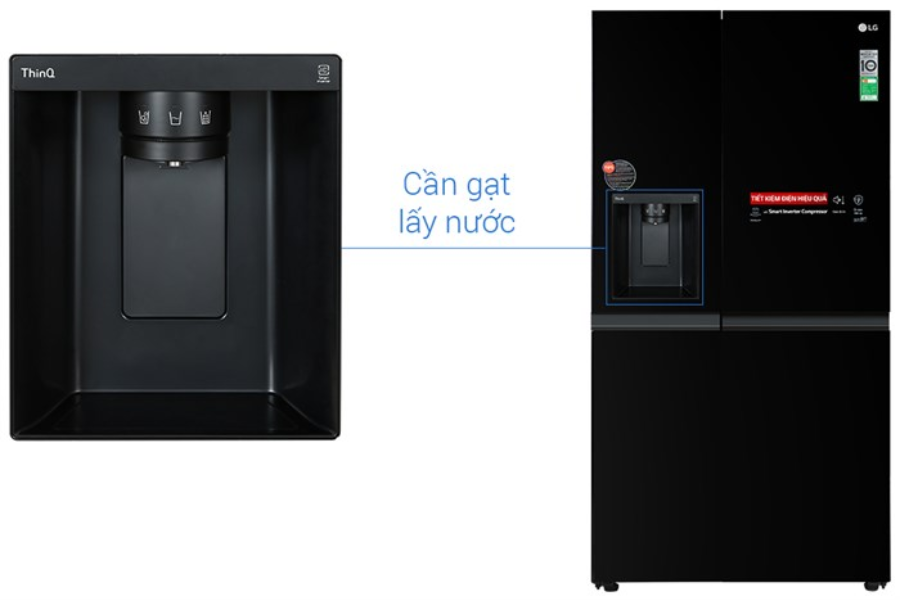 Tủ lạnh LG GR-D257WB Side By Side 635 lít