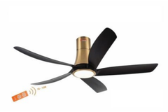 Quạt trần Asia Lighting QT14-DV 5 cánh màu đen vàng