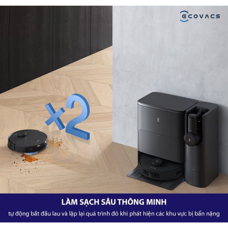 Robot hút bụi Ecovacs T30S COMBO