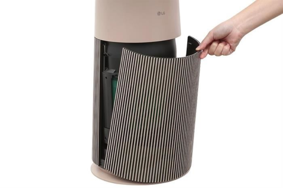 Máy lọc không khí LG AS20GPBK0 PuriCare AeroFurniture Công nghệ UVnano™ Màu nâu