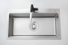 Chậu rửa bát Konox KN8751TS Dekor 1 hố chống xước Workstation Sink