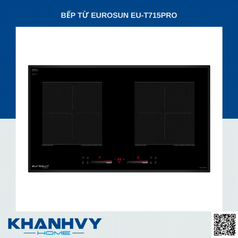 Bếp điện từ Eurosun EU-T715PRO tại Khánh Vy Home