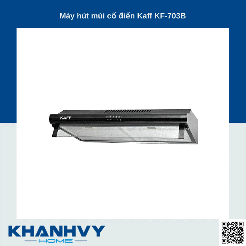 Máy hút mùi Kaff KF-703B phù hợp với mọi gian bếp trong gia đình