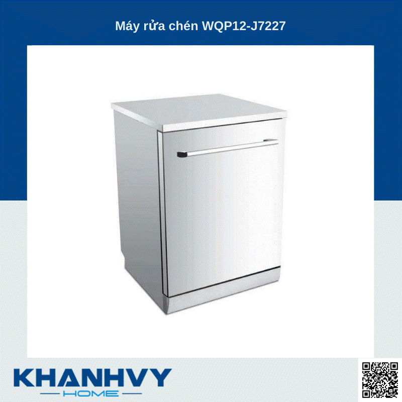 Sản phẩm máy rửa chén WQP12-J7227