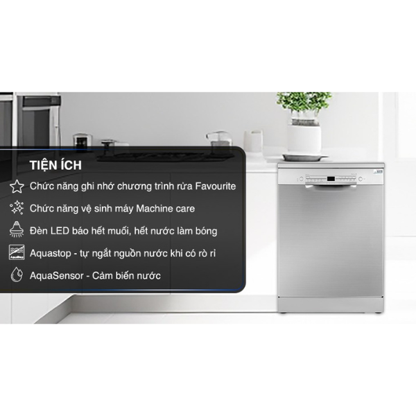 Máy rửa chén Bosch SMS2IVI61E - Serie 2, độc lập