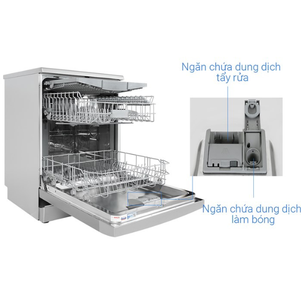 Máy rửa chén Bosch SMS2IVI61E - Serie 2, độc lập