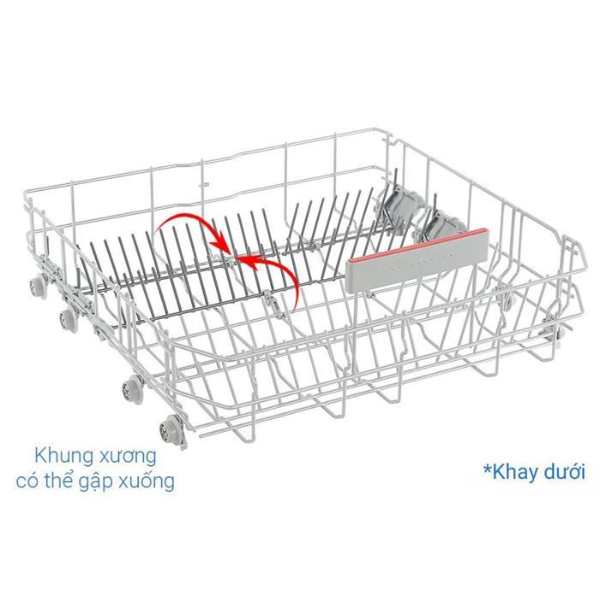 Máy rửa chén Bosch SMS4EMI06E series 4, độc lập