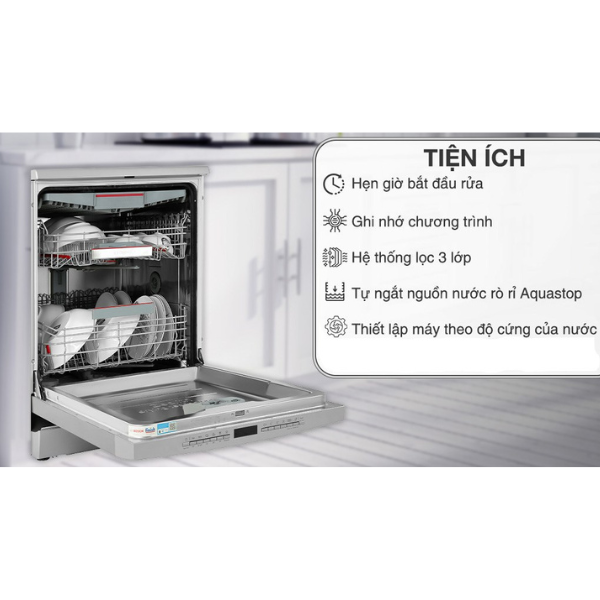 Máy rửa chén Bosch SMS6ZCI08E serie 6