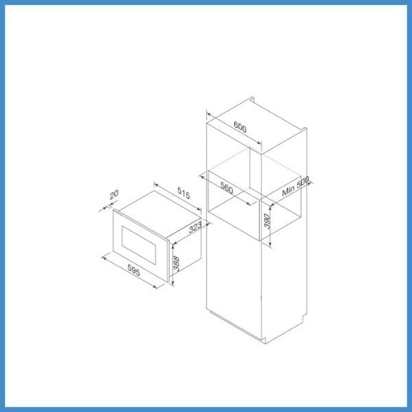 Lò vi sóng Malloca MW-820B