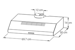 Máy hút mùi âm tủ Comfee CH-70SF49B