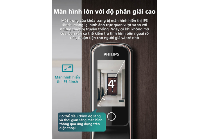 Khóa điện tử Philips DDL709-7HWS Copper