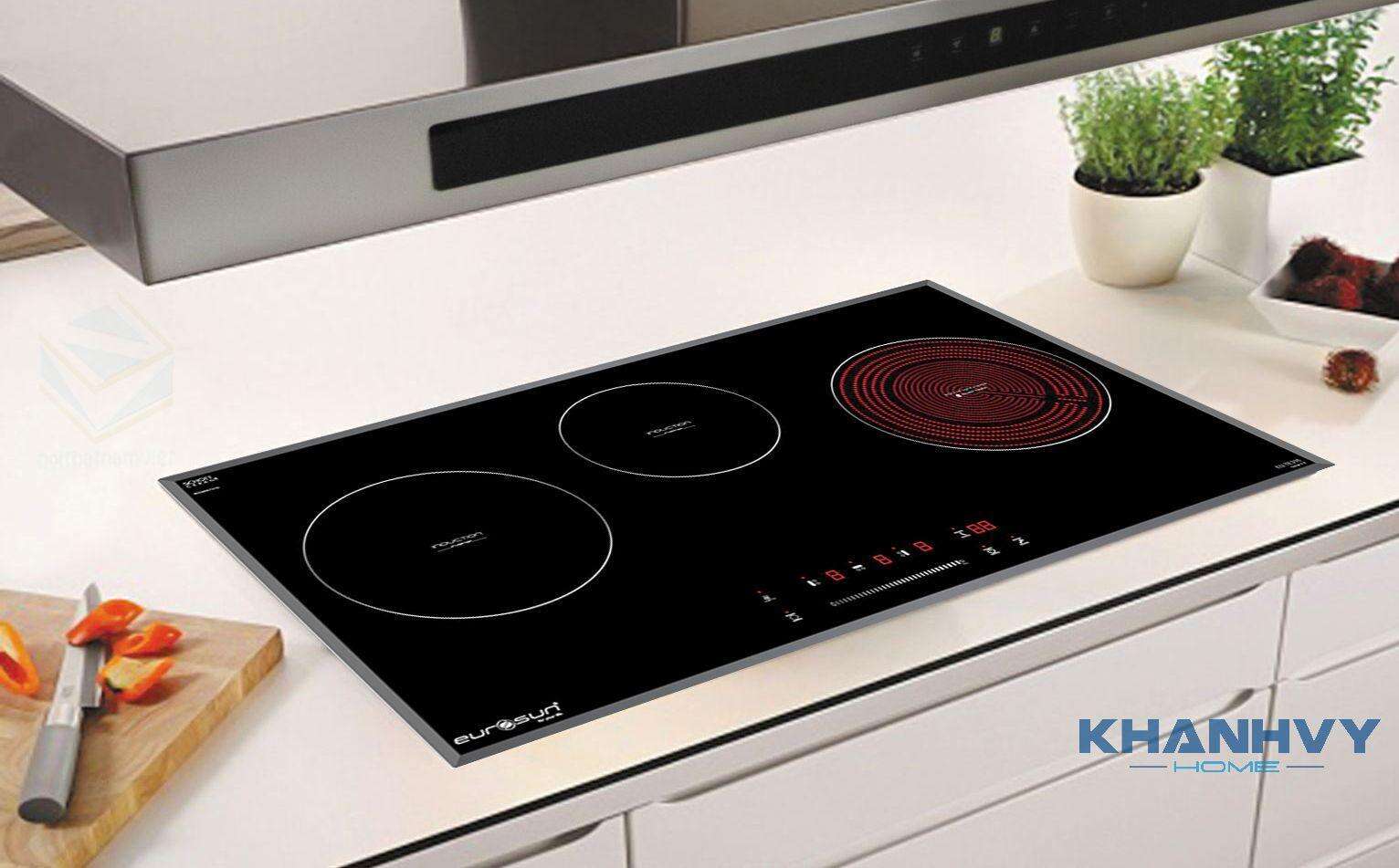 Thiết kế phổ biến của bếp từ
