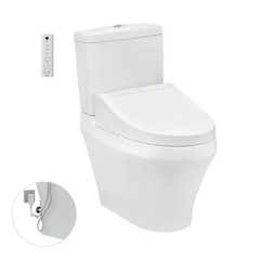 Bàn cầu hai khối TOTO CS948DW14XW kèm nắp rửa điện tử WASHLET dòng C5 TCF24410AAA