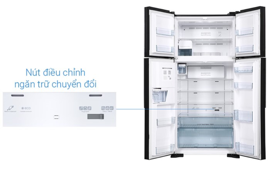 Tủ lạnh Hitachi R-FW690PGV7X GBK 540 lít