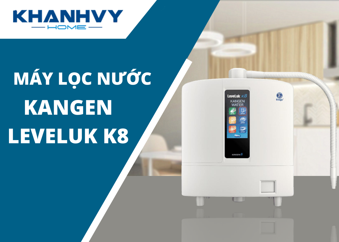 Lợi ích khi sử dụng nước từ máy lọc nước Kangen Leveluk K8 Nhật Bản