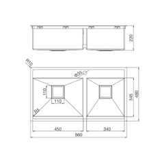 Chậu rửa bát Malloca MS 6304T