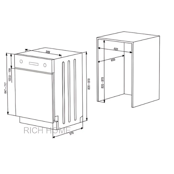 Máy rửa chén Bosch SMS63L08EA Series 6, 12 bộ, độc lập