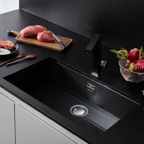 Chậu rửa chén Malloca ZEN K-13040 đá Granite cao cấp chính hãng