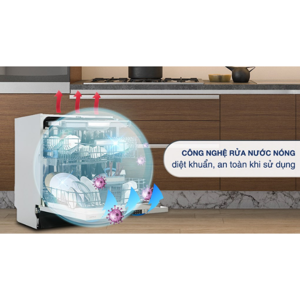 Máy rửa chén âm tủ Hafele HDW-FI60AB 538.21.330
