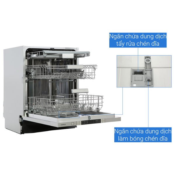Máy rửa chén âm tủ Hafele HDW-FI60AB 538.21.330