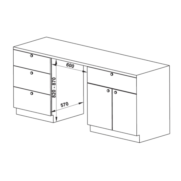 Máy rửa chén Hafele HDW-FI60D 533.23.320