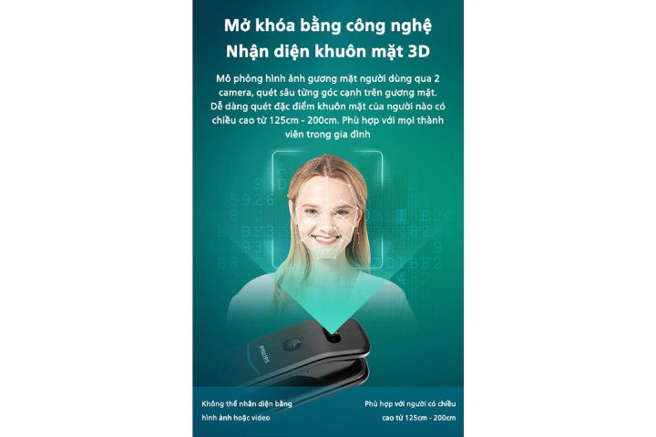 Khóa điện tử Philips DDL709-7HWS Copper