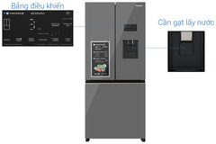 Tủ lạnh 3 cánh Panasonic NR-CW530XMMV 495 lít