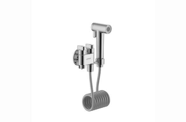 Bộ van góc + xịt vệ sinh Jomoo 74095-706/1B-1