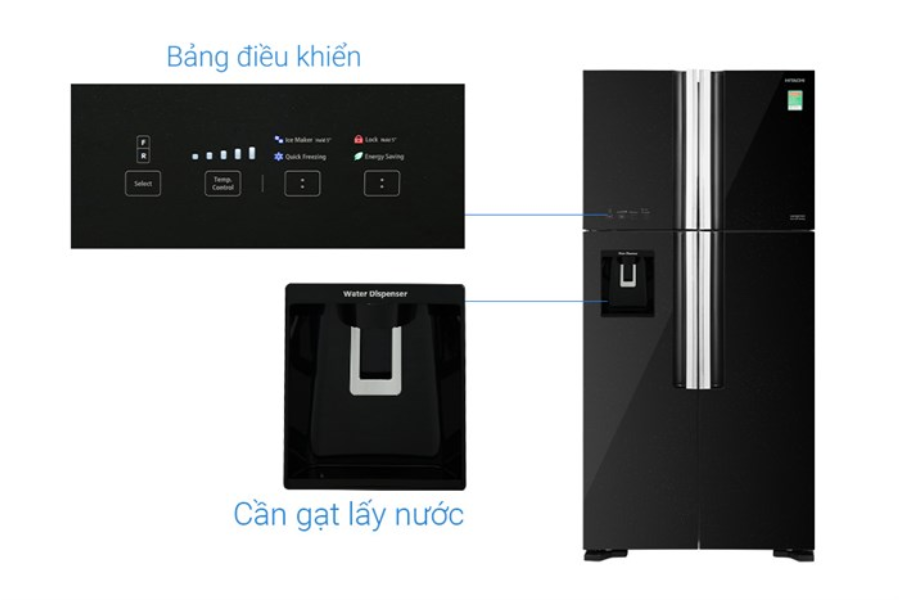 Tủ lạnh Hitachi R-FW690PGV7X GBK 540 lít