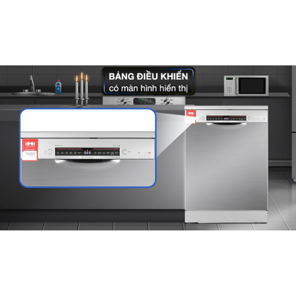 Máy rửa chén độc lập Bosch SMS4IVI01P Series 4 12 bộ Home connect