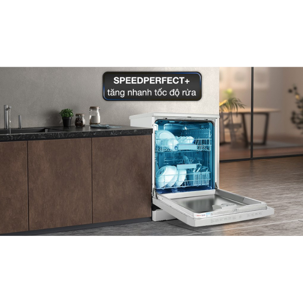 Máy rửa chén độc lập Bosch SMS4IVI01P Series 4 12 bộ Home connect