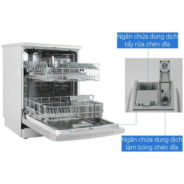 Máy rửa chén độc lập Bosch SMS4IVI01P Series 4 12 bộ Home connect