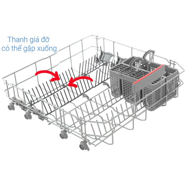 Máy rửa chén độc lập Bosch SMS4IVI01P Series 4 12 bộ Home connect