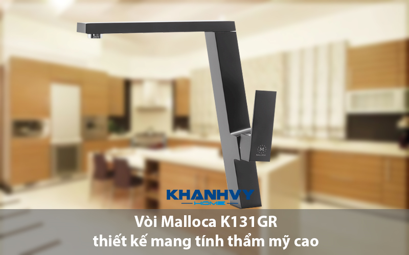 Vòi Malloca K131GR thiết kế mang tính thẩm mỹ cao