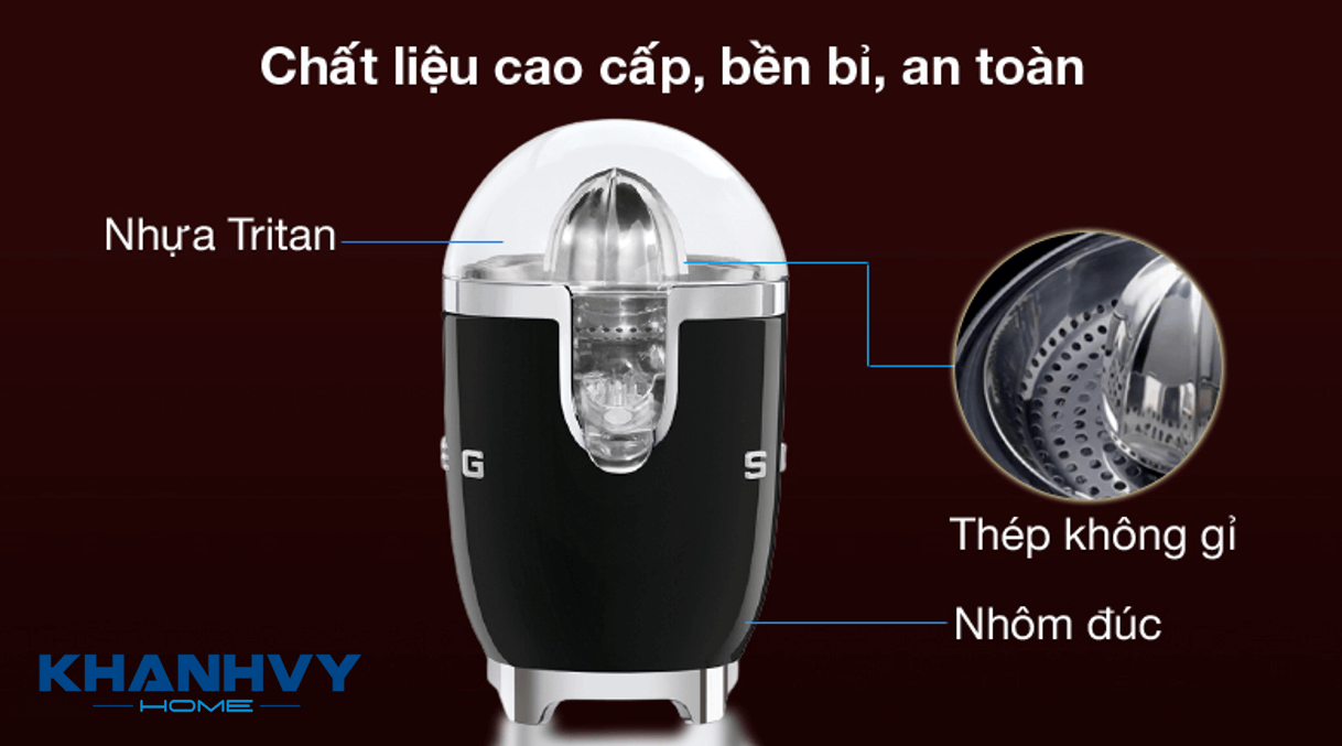 Máy ép đảm bảo an toàn khi chỉ vận hành khi được lắp đúng khớp và thiết kế chân đế chống trượt